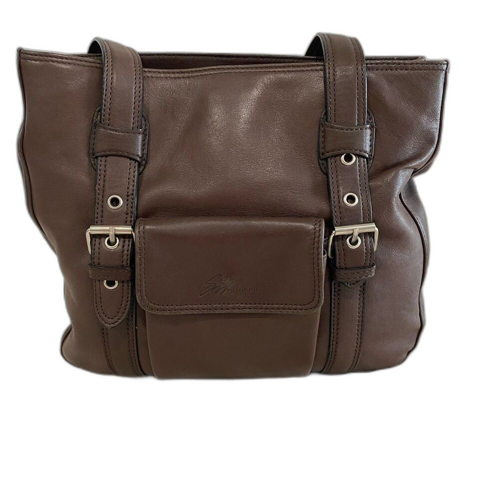 Stone Mountain Handbag Purse Women’s Color Brown Leather